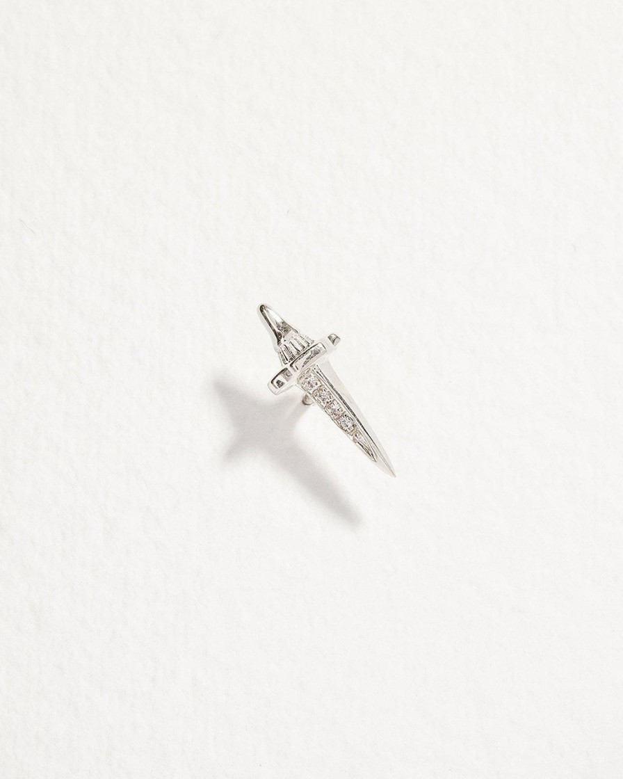 Pamela Love Dagger Pave Stud | Earrings