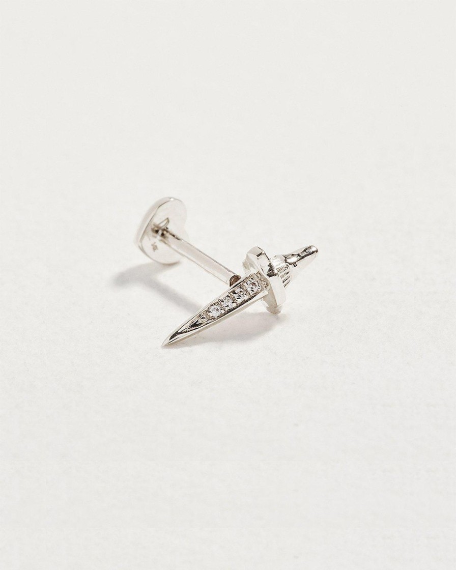 Pamela Love Dagger Pave Stud | Earrings