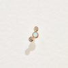 Pamela Love Bezel Set Crescent Stud | Earrings