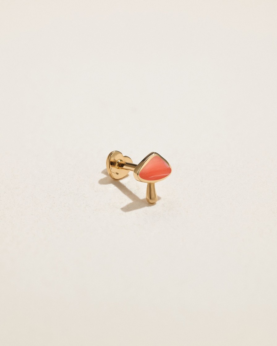 Pamela Love Inlay Mushroom Stud | Earrings