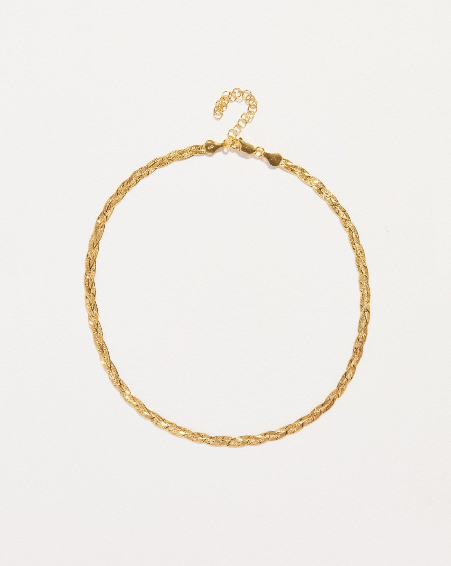 Pamela Love Braided Herringbone Thin Chain | Necklaces