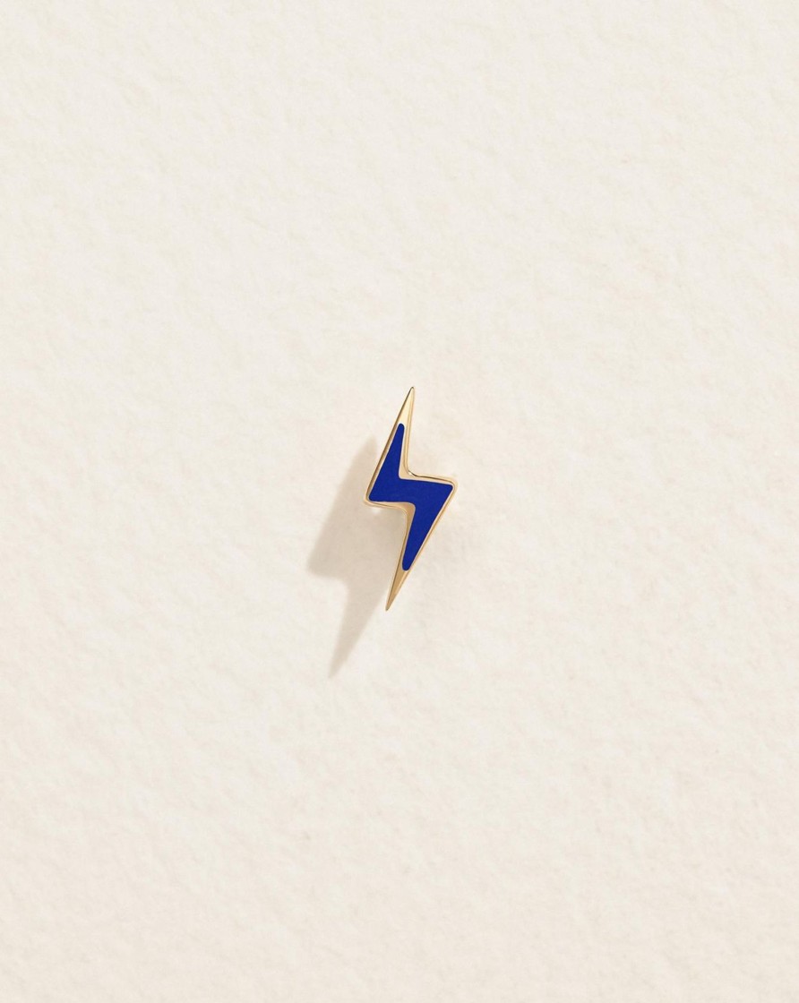 Pamela Love Lightning Bolt Stud | Piercing Jewelry