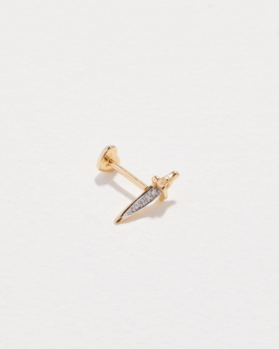 Pamela Love Dagger Pave Stud | Earrings