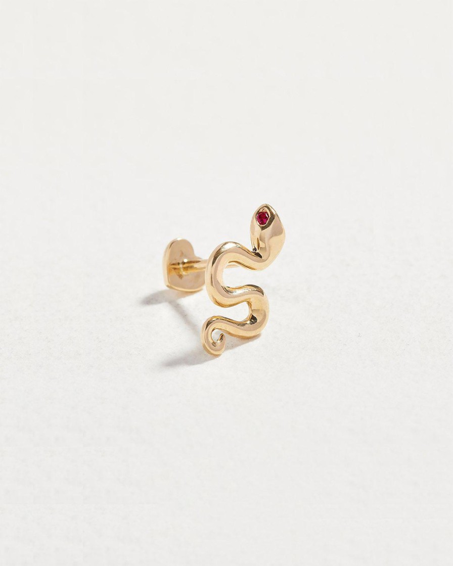 Pamela Love Serpent Ruby Stud | Earrings