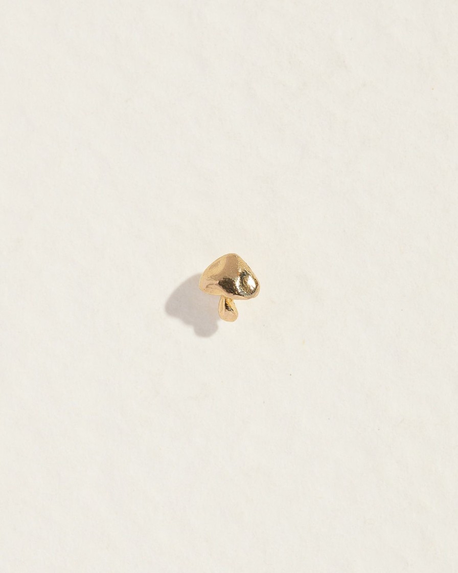 Pamela Love Tiny Mushroom Stud | Piercing Jewelry