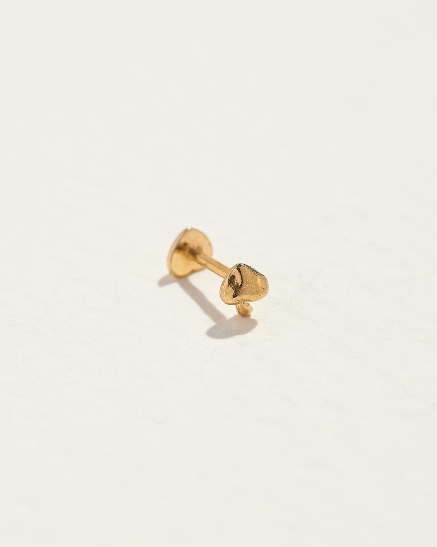 Pamela Love Tiny Mushroom Stud | Piercing Jewelry