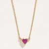 Pamela Love Bezel Heart Pendant | Necklaces